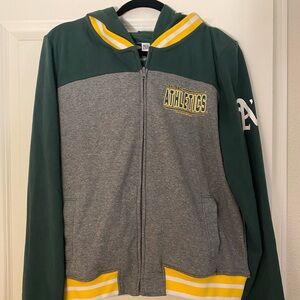 Women’s Green and Gray Athletics Jacket